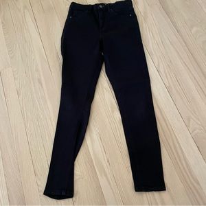 TopShop Moto Jamie Black Skinny Jeans 28
